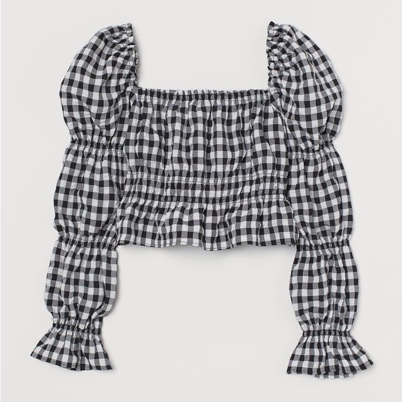 Checkered blouse - Picture 2 of 3